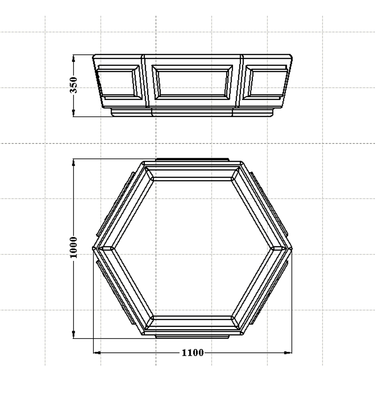 Размеры вазонов. Короб Expload 15 шестигранный. Вазон шестигранный в-004. Шестигранник из дерева. Вазон железобетонный шестигранный.